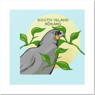 South Island Kokako Posters and Art